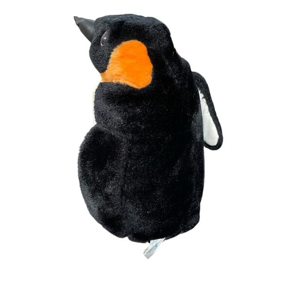 SeaWorld Plush Emperor Penguin Stuffed Animal Faux Leather Feet Realistic 11” - Picture 7 of 12